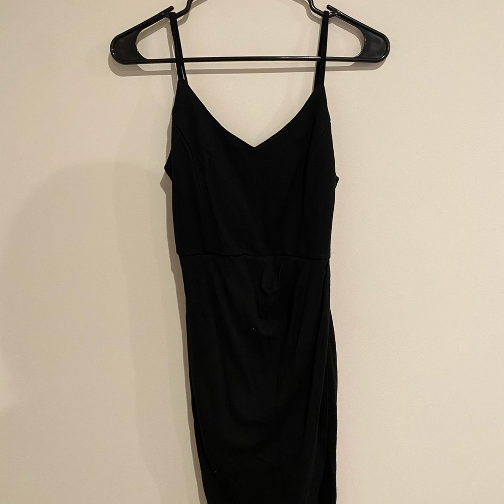 Simple black dress